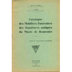 Catalogue des Mobiliers Funéraires des Sépultures antiques du...
