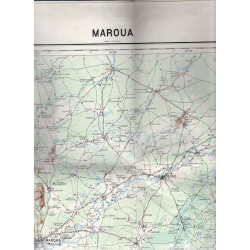 MAROUA .République du Tchad.République du Cameroun.Carte au 1/200...