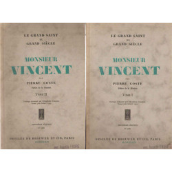 Monsieur vincent. 3 volumes
