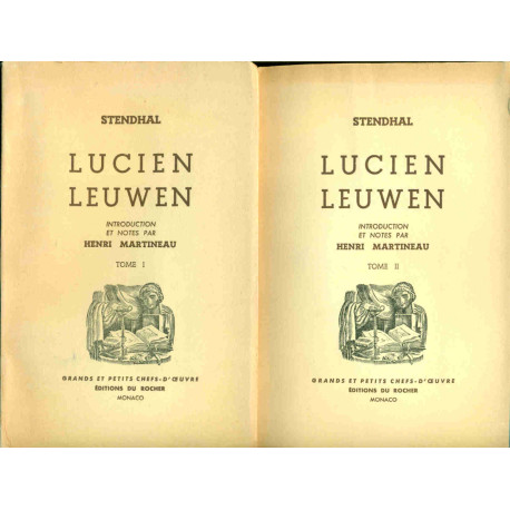 Lucien Leuwen tomes 1 et 2