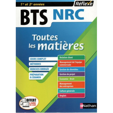 BTS Négociation et relation client - Toutes les matières (08)