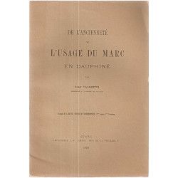 De l'ancienneté de l'usage du Marc en Dauphiné