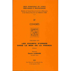 Les champs d'Urnes dans le Midi de la France.Colloque XXV.Prétirage