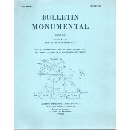 Bulletin monumental. les fouilles de la cour de l'archeveche a Aix...