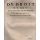 Du Droit du Roy aux Comtez de Provence et Forcalquier et Terres...