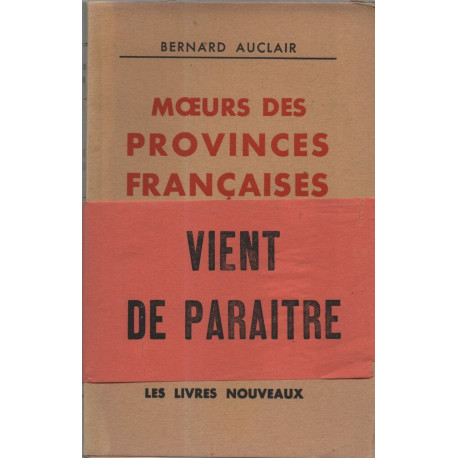 Moeurs des Provinces Françaises