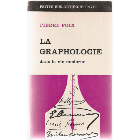 La graphologie dans la vie moderne