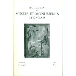 Bulletin des Musées et Monuments Lyonnais.Volume II (957-1961) No 3