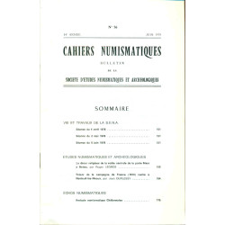 Cahiers Numismatiques. Bulletin de la société d'études...