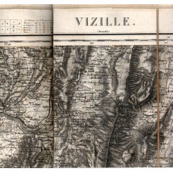 Vizille carte levée par les officiers du Corps d'Etat Major