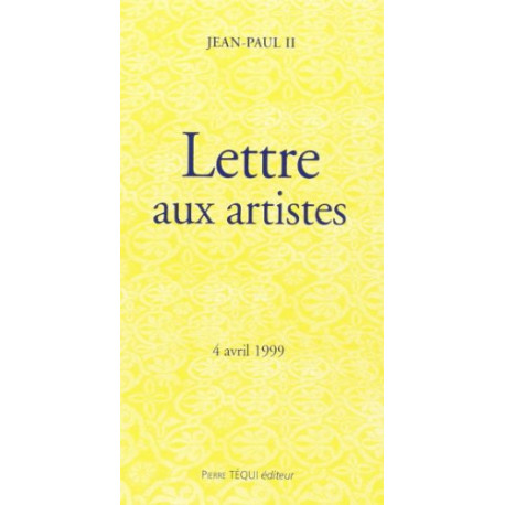 Lettre aux artistes