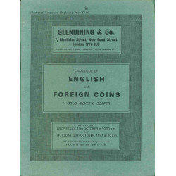 Catalogue of English and Foreign Coins in Gold silver et Copper