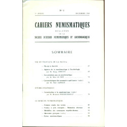 Cahiers Numismatiques Bulletin de la Société d'Etudes...