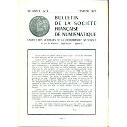 Bulletin de la société française de numismatique. Cabinet des...