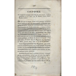 Sur l'emploi de la langue latine dans les textes anciens et sur sa...