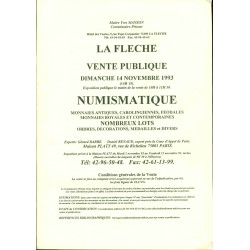 La Fleche vente publique . Numismatique Monnaies antiques...