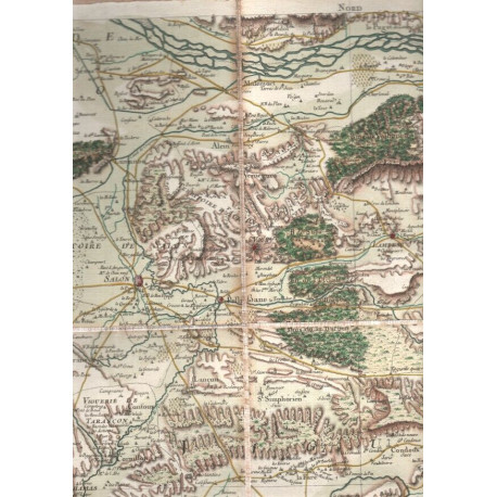 CARTE CASSINI. Carte générale de la France. 123...